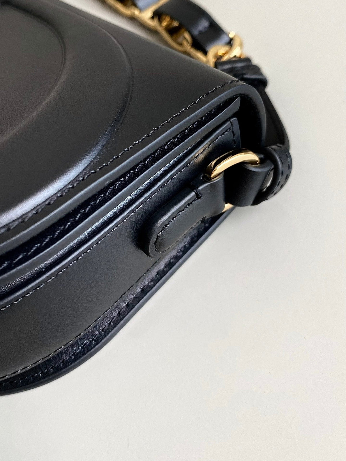 DIOR SIGNATURE HOBO 21 BAG IN BLACK CALFSKIN